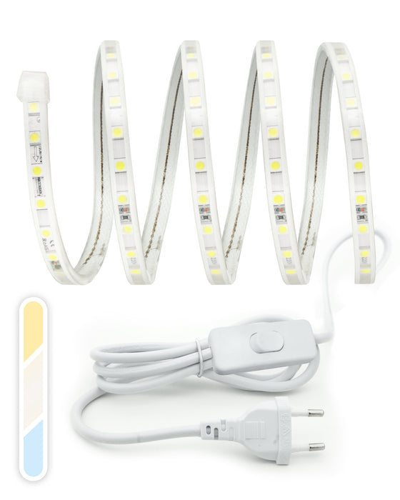 LED Streifen mit Schalter und Stecker