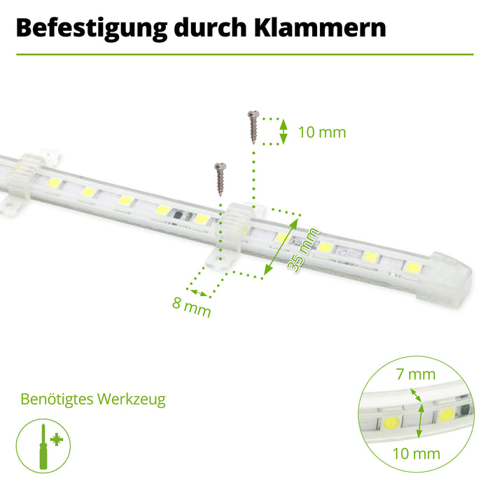 LED Streifen mit Schalter und Stecker 1-10 m von HAGEMANN® — HAGEMANN -  Green Systems®