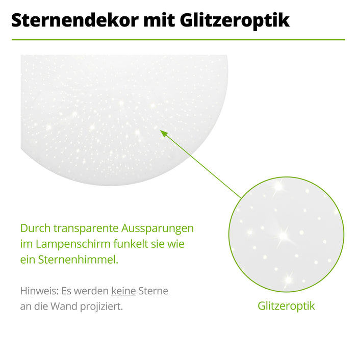 LED Deckenleuchte mit Starlight-Effekt von HAGEMANN® — HAGEMANN - Green  Systems®